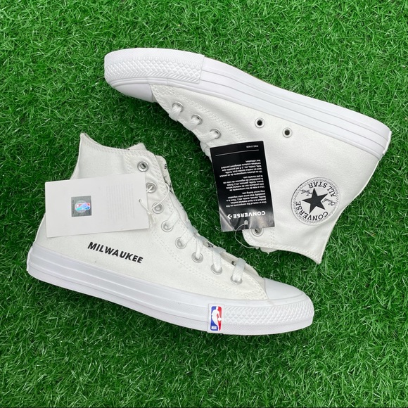 Converse All Star Chuck Taylor Ctas Hi Bucks NBA - Picture 4 of 9